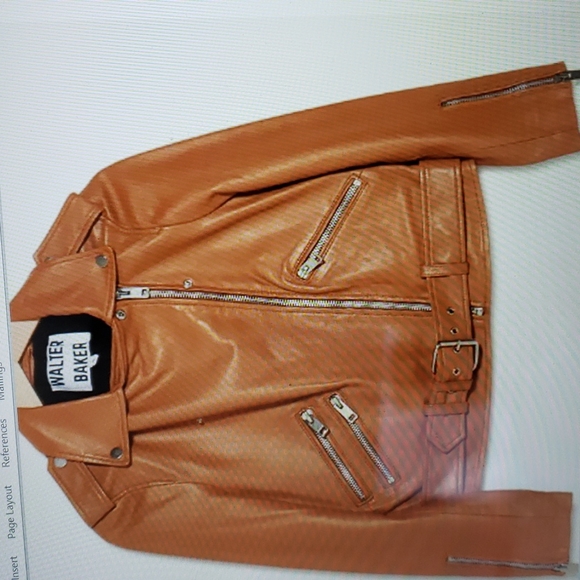 NEW Walter Baker Allison Leather Moto Jacket - Picture 11 of 12